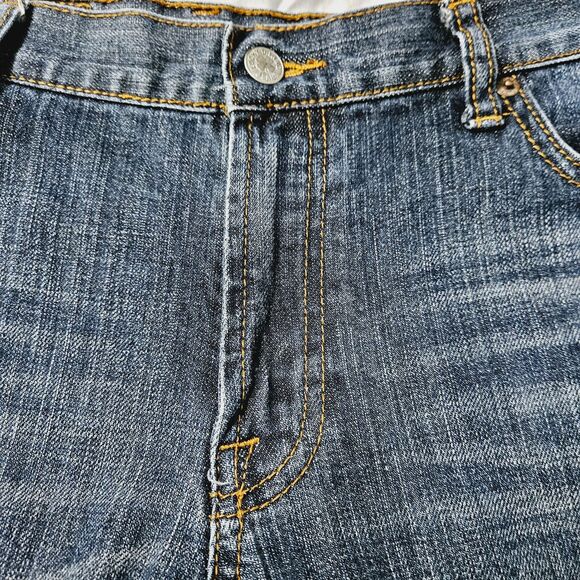 Lucky Brand Womens Dungarees Jeans Blue Size 33 Cotton Blend Classic Fit Stretch - Picture 9 of 11